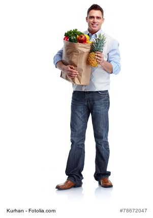 Young handsome man isolated on white background.